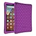 Produktbild Fintie Silikon Hülle für Das Neue Amazon Fire HD 10 Tablet (9. und 7. Generation - 2019 und 2017) - Leichte rutschfeste Stoßfeste Silikon Tasche Case Kinderfreundliche Schutzhülle, Lila
