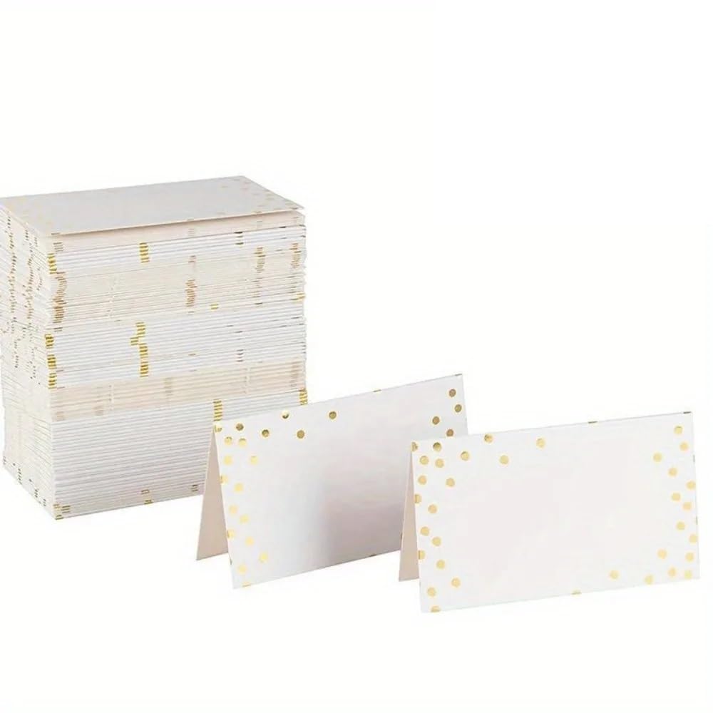 200 Stück Gold- und Silberpunkte for Hochzeiten, Sitzplatznummern, Tischkarten, Namen, Dekoration, Weihnachten, Geburtstag, Party, Gruß Für Partys(Gold dots)