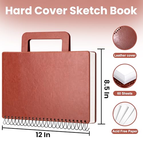 Carnet de croquis marron FLYING EAGLE idéal pour vos dessins de voyage - 5