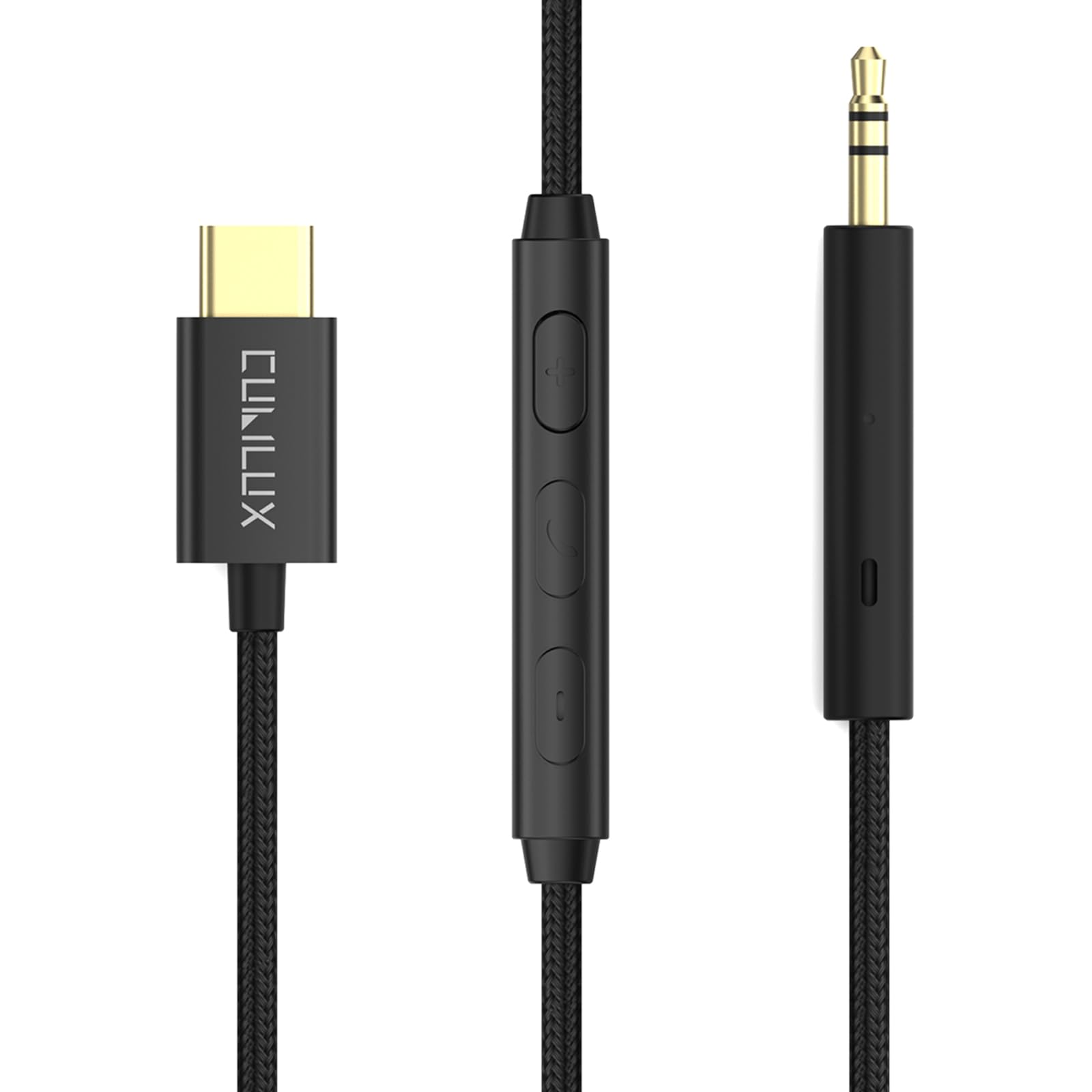 Cubilux USB C to 2.5mm Headphone Cable with Microphone, Type C to 2.5 mm Replacement Cord Compatible with Bose Noise Cancelling 700, QuietComfort 45 35/25 QC35/QC25, SoundLink AE2 OE2 Android, 4 FT