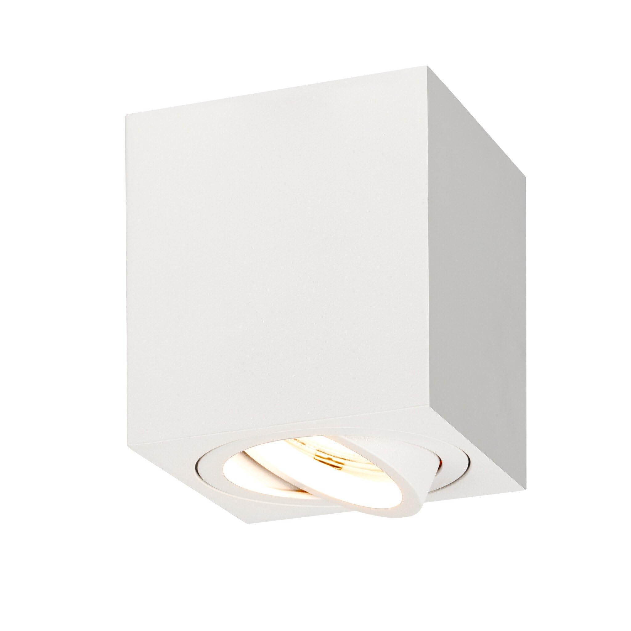 Ledvion White - Led Spotlights Square, Dimmable, 3W, 2700K, Ceiling Light