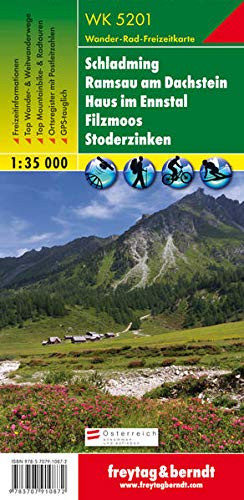 WK 5201 Schladming - Ramsau am Dachstein - Haus im Ennstal - Filzmoos - Stoderzinken, Wanderkarte 1: WK 5201 Schladming - Ramsau am Dachstein - Haus im Ennstal - Filzmoos - Stoderzinken, Wanderkarte 1: