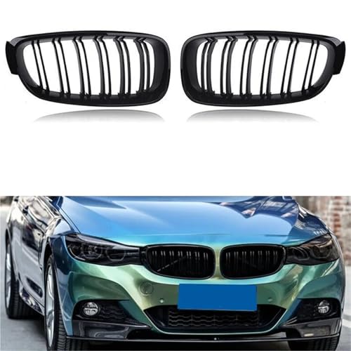 Rejilla frontal de riñón en ABS con doble listón para Serie 3 GT 5