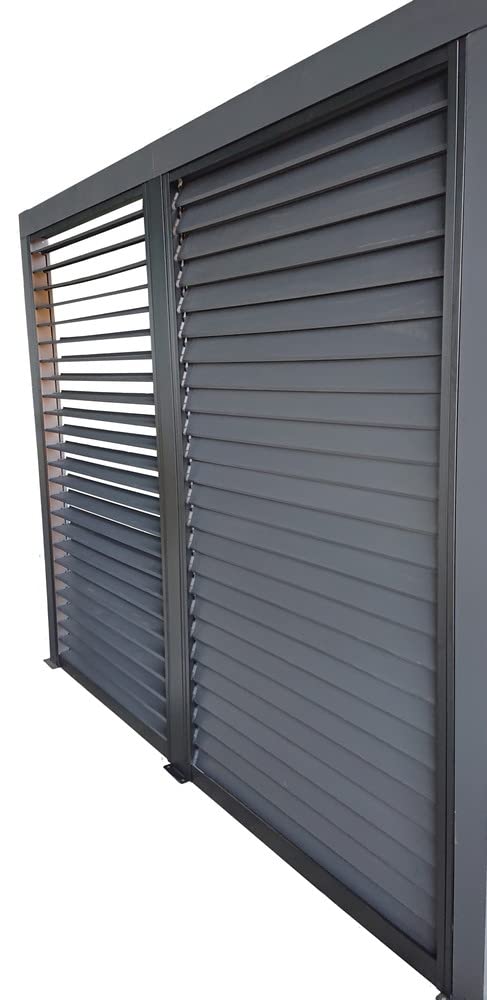 Ventelles alu Mobiles côté 3 m pour pergola bioclimatique per 3630 BI/per 2430 BI