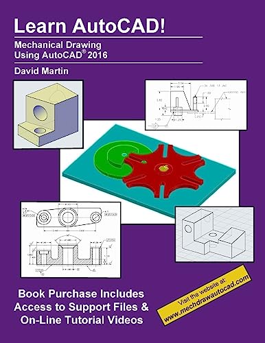 Learn Autocad!: Mechanical Drawing Using Autocad 2016 view 2