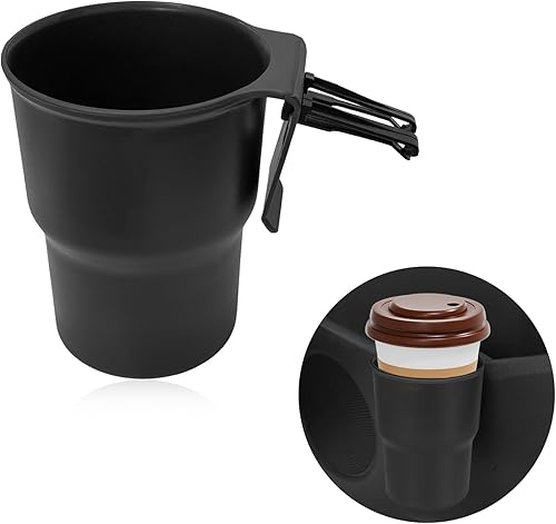 Portavasos de automóvil, soporte colgante para botellas de bebidas, contenedor de basura con clip de ventilación de aire, soporte de bebidas para