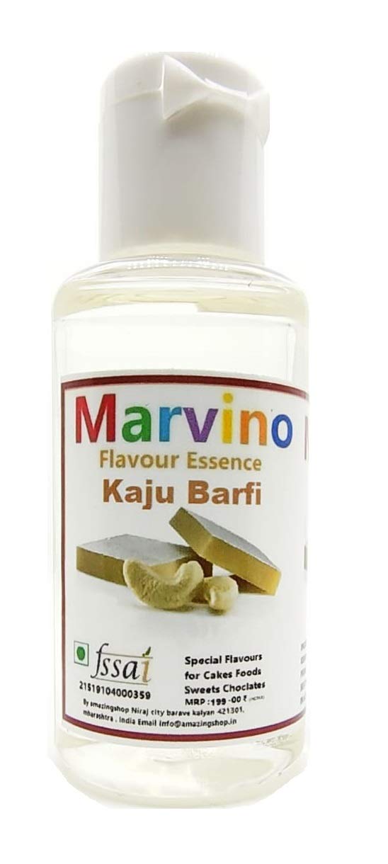 Marvino Kaju Barfi Food Flavours Essence for Cakes Whipcream Fondant Sweets Ice-Creams Chocolates Flavoring Syrup (B08MFGXQ7X) Amazon Price History, Amazon Price Tracker