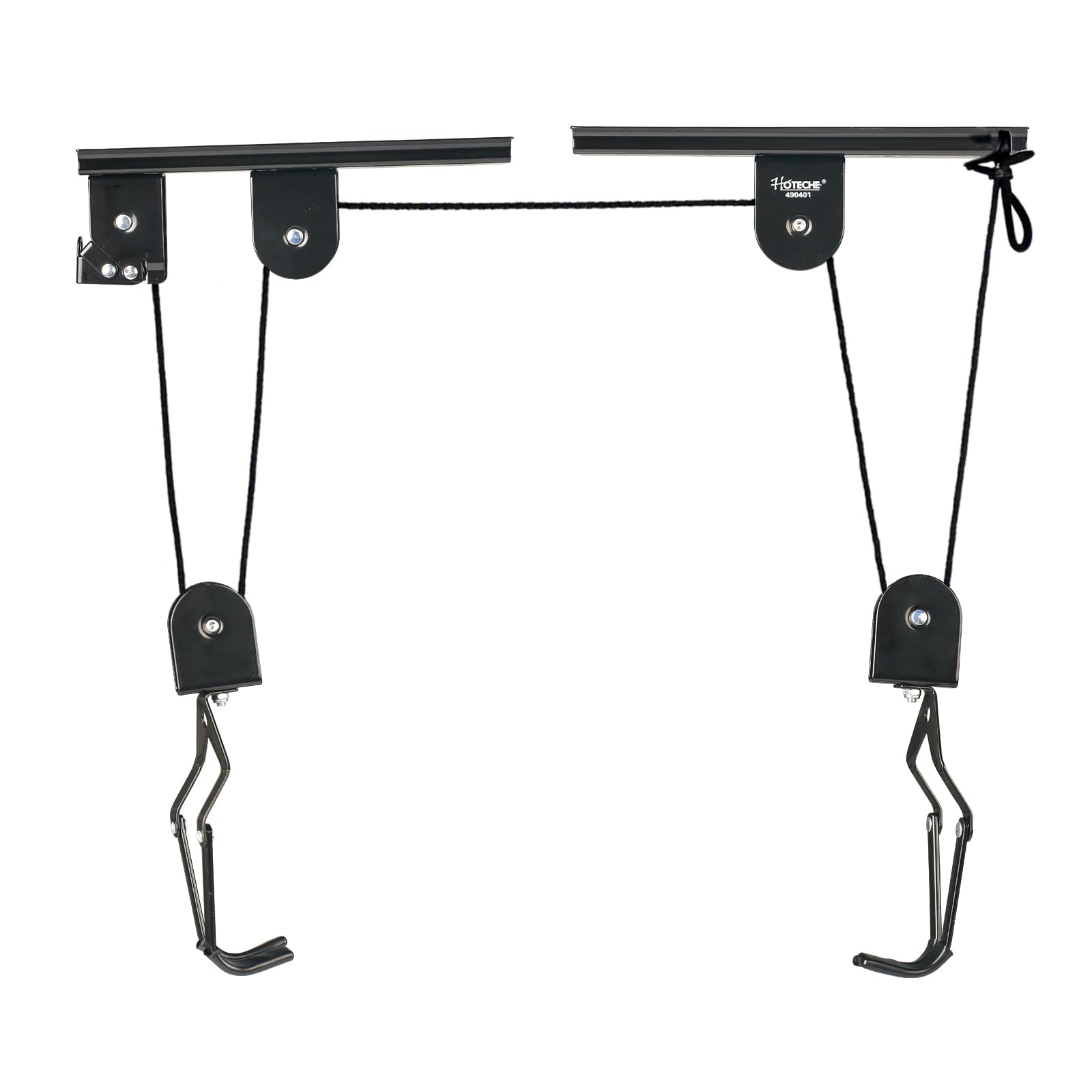 HotecheBicycle Suspension with 4 m Height and 15 m Rope Length – Bicycle Lift for Ceiling Mounting