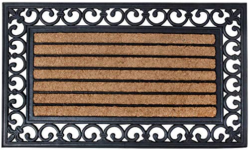 Best for Boots Esschert Design Rb108 Paillasson en Coco et Caoutchouc 75 x 45 cm
