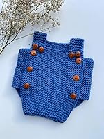 Newborn Romper. 100% Merino Wool. Handmade