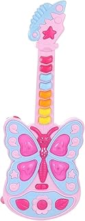 لعبة جيتار الفراشة الموسيقي للأطفال من Next Store ، آلة موسيقية إلكترونية وردية مع أضواء وأصوات متعددة، لعبة تعليمية مبكرة لتنمية المهارات الحسية والإيقاع، هدية مثالية للبنات الصغار.