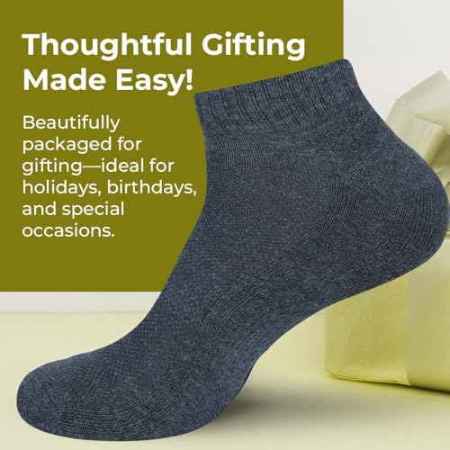 Image of Ankle Socks for Men|Sneaker Socks Breathable Socks for Loafers|Athletic Running Socks Gym Everyday Soft Sock | 6 Pairs