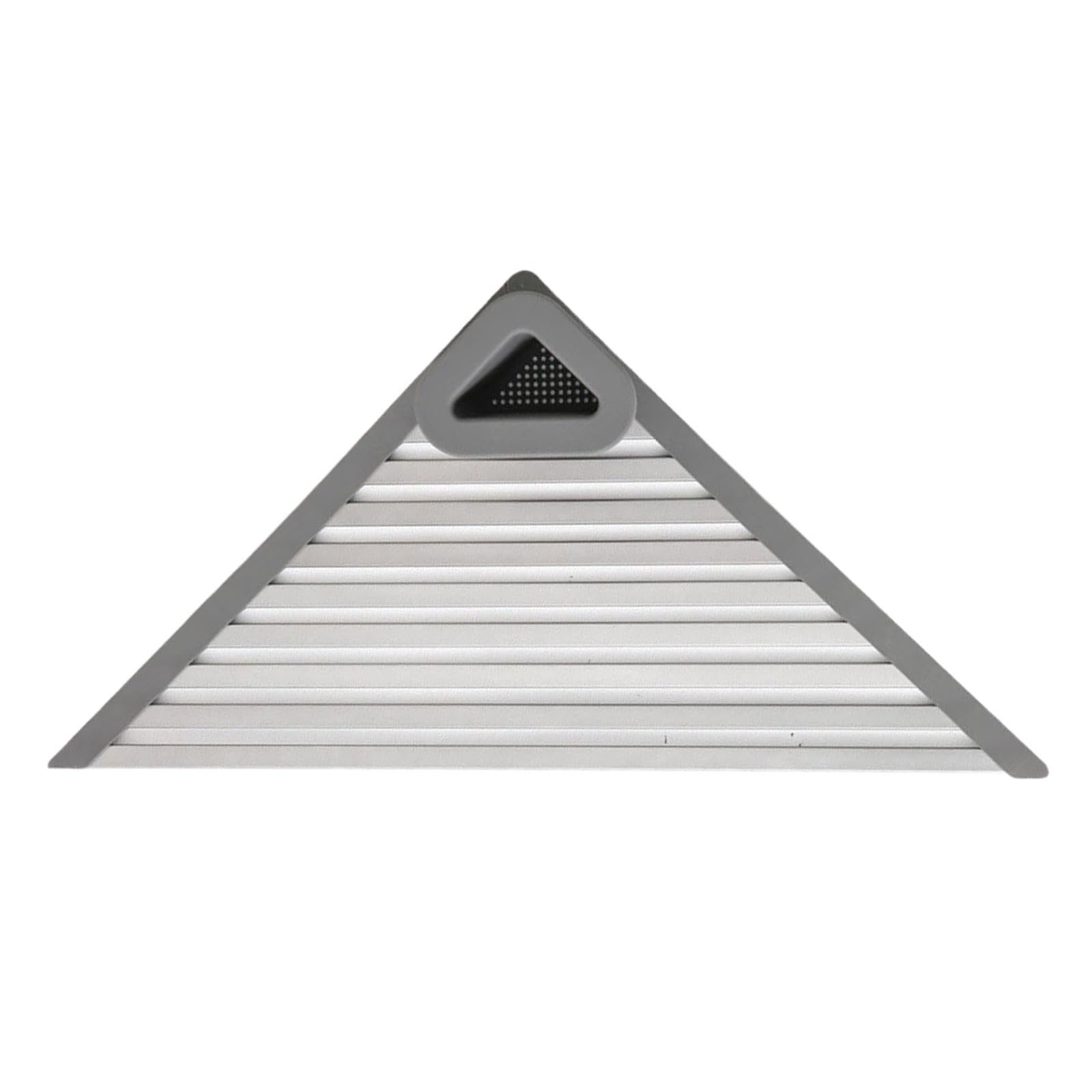 NEWFT Triangle Kitchen Drain Rack Foldable Designs Without Surfaces for Dishes Vegetables Organization Space Saving Drainer