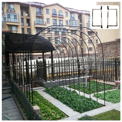Arche de mariage en acier inoxydable 5x2,4m avec base stable