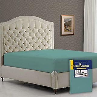 Ray Bedding Fitted Sheet , 100% Egyptian Cotton Hotel Quality (White, Double)