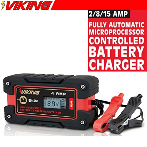 4 amp fully automatic microprocessor controlled battery charger/maintainer