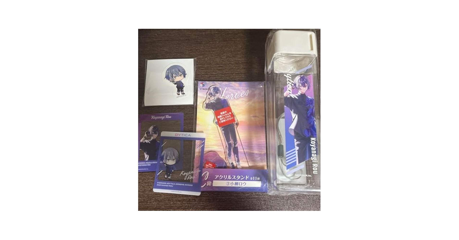 小柳ロウ にじさんじ HEROES 海の家くじ set 小柳ロウ 海の家 HEROES くじ アクリルスタンド アクスタ にじさんじ