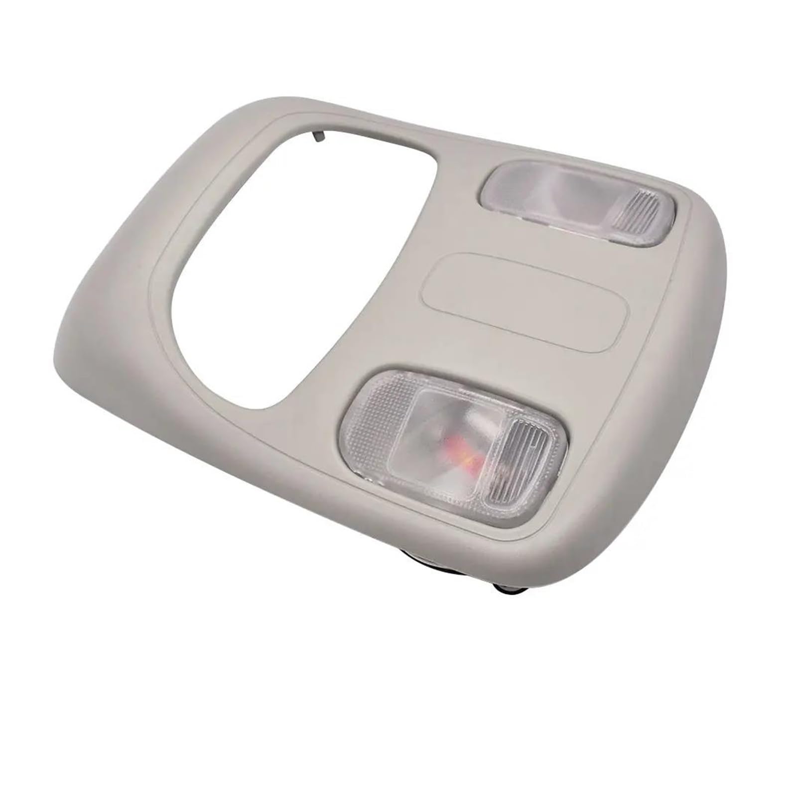 Consola LED para techo de Dodge Ram 1500 y 2500 modelos 2006 a 2010 con luz de lectura interior gris 6