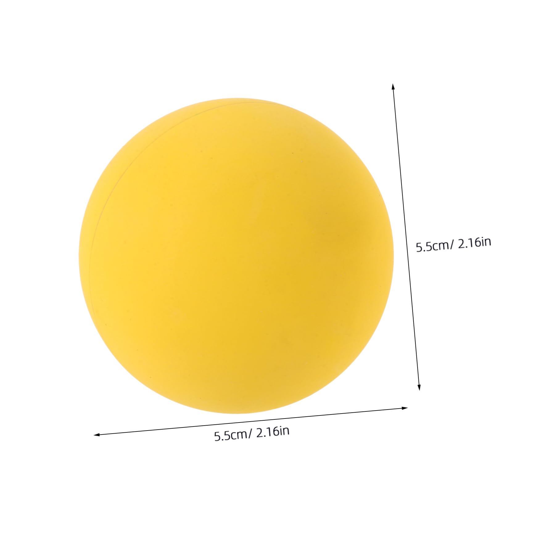 JOINPAYA 4pcs High Elasticity Rubber Balls for Sports Training Rebound Balls for Skill Development and Reaction Improvement Portable Highly Visible Softballs for Practice