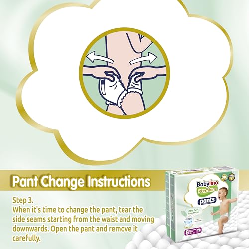 Babylino Premium Pants Größe 8 mit Ultra-Soft-Filter, XXL (20 + kg), 104 Stück