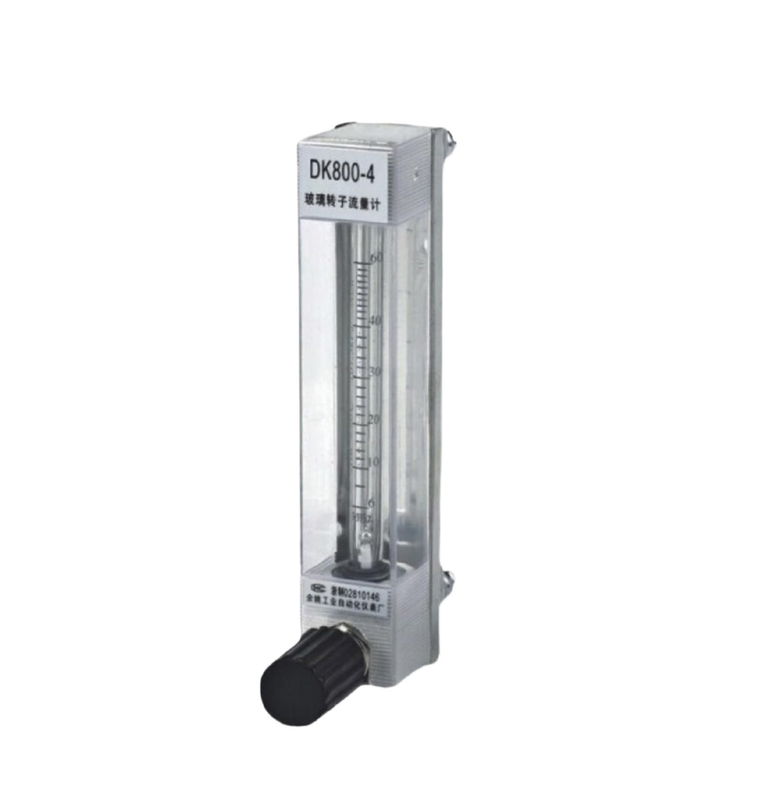 Caudalímetro Rotámetro de Vidrio DK800-4, caudalímetro de área Variable, caudalímetro de Aire y nitrógeno, caudalímetro de precisión Industrial for Laboratorio.(4-40L-H)