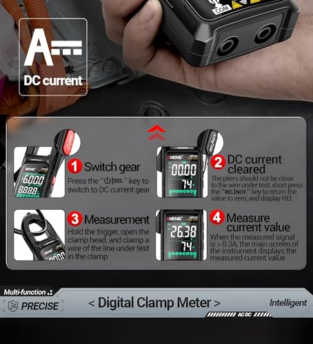 Pince ampèremétrique ST213 multimètre digital 6000 comptes AC DC - 6