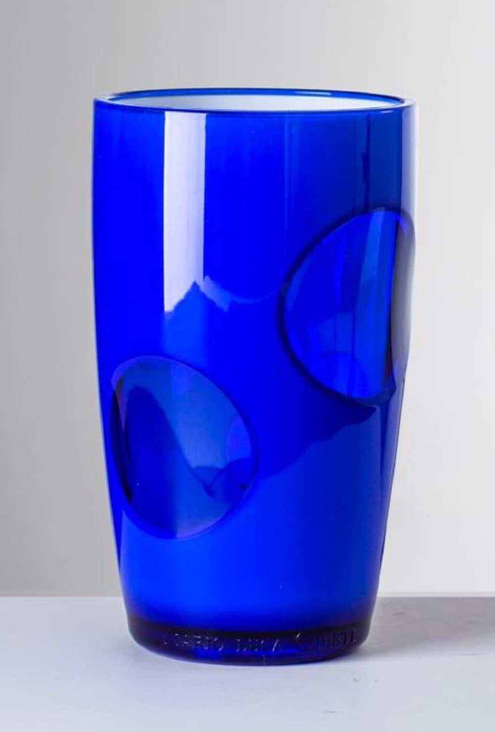 Mario Luca Giusti Fisheye Highball Glasses Blue Set of 6