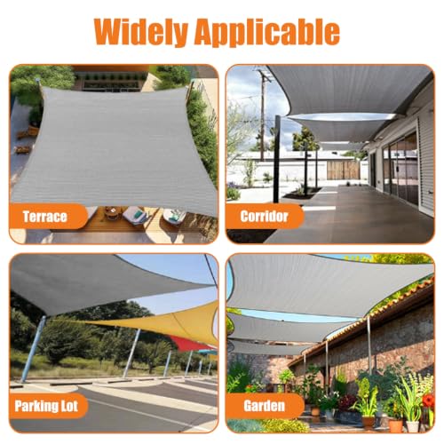 Red de somreado HDPE para patios con función cortavientos gris 7