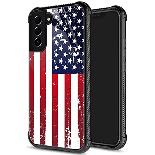 ZHEGAILIAN for Samsung Galaxy S22 Ultra Case, Military-Grade Protection, All-Around Shockproof Corners, Anti-Scratch Phone Case for Samsung Galaxy S22 Ultra - American Flag by ZHEGAILIAN - Used condition - US$8.05