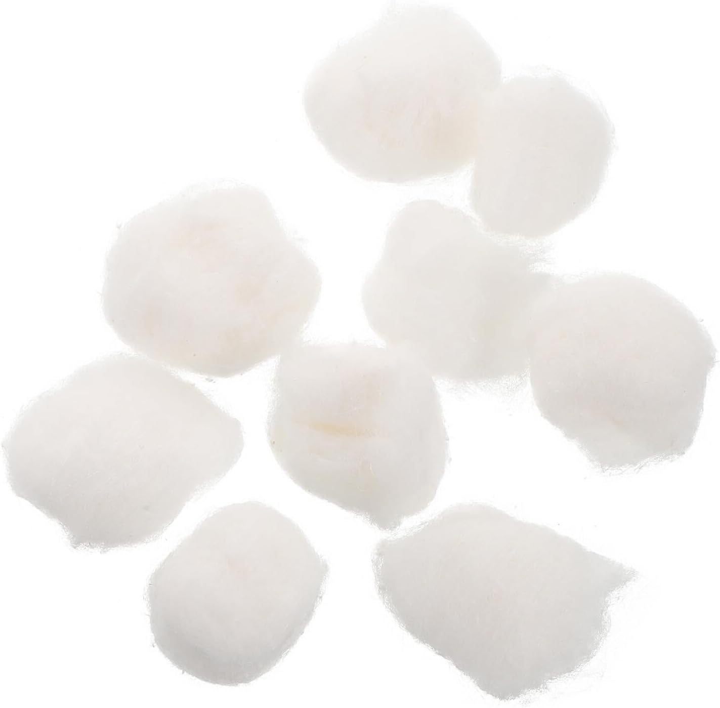 Mobestech Absorbent Pure Cotton Balls for Makeup Removal and Nail Gel Polish Removal, Disposable 500g Soft Cotton Pads for Home and Salon Beauty Care