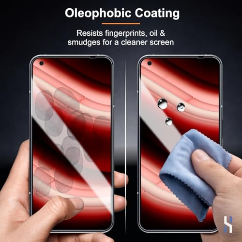 Image of Tempered Glass for Nothing Phone 2A | 2A Plus (6.7 Inch) Military Grade 9H Screen Guard, Anti-Scratch, Shatterproof, Edge-to-Edge Full Coverage - Black Border