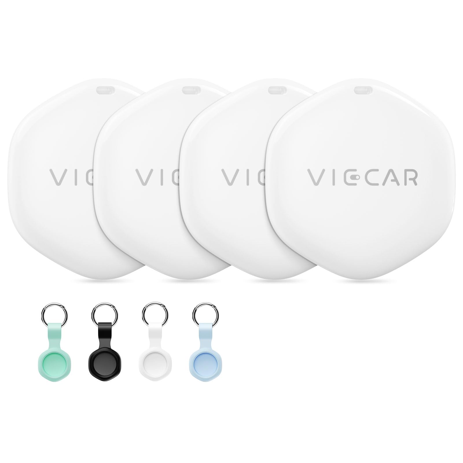 Smart Tag Tracker Localizzatore Air : Bluetooth Trova Oggetti Compatibile con Apple Dov'è App Solo iOS Batteria Sostituibile Impermeabile IP67 - Finder Localizzatore per Chiavi Bagagli Valigie 4 Pezzi