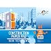 S'COOL Bloc de dibujo (A4, 160 g/m², 10 hojas), color blanco