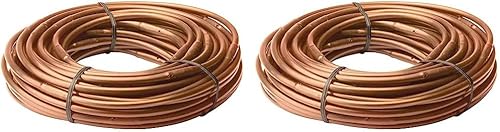 Rain Bird ET256-50S Tubo emisor de presión de riego por goteo compensadora de 14 de pulgada, espaciado entre emisores de 6 pulgadas, 50 rollos,