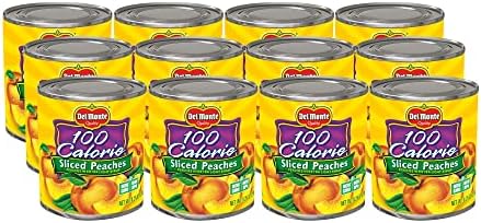 Del Monte Canned Sliced Peaches in Extra-Light Syrup, 8.25 Ounce (Pack of 12)