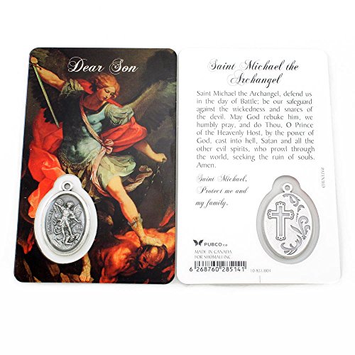 St Michael - Son, Prayer Card