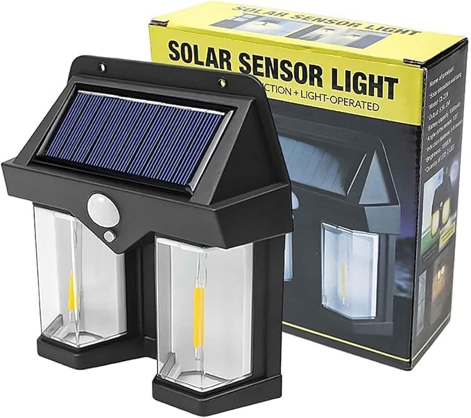 Shopiemate Solar Sensor Light CL-228 | | Outdoor Wall Mounted LED Lamp | Human Body Induction Auto On/Off Light | Solar Powered Decorative Garden and Home Wall Light-image-23
