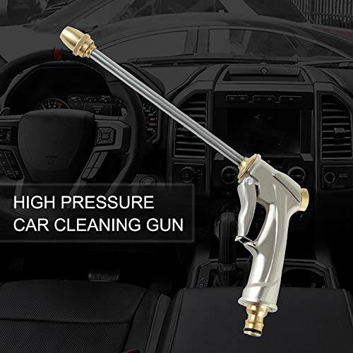 KKmoon pistola de alta pressão, pistola de água de lavagem de carro, 6 padrões de irrigação, ferrame