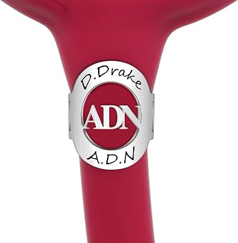STARFLOW Stethoscope Name Tag Personalized - ADN Stethoscope Charms Engraved Initial - Adjustable Custom Stethoscope Id Tag as Gift for Nurse, Doctor and Medical Student ADN