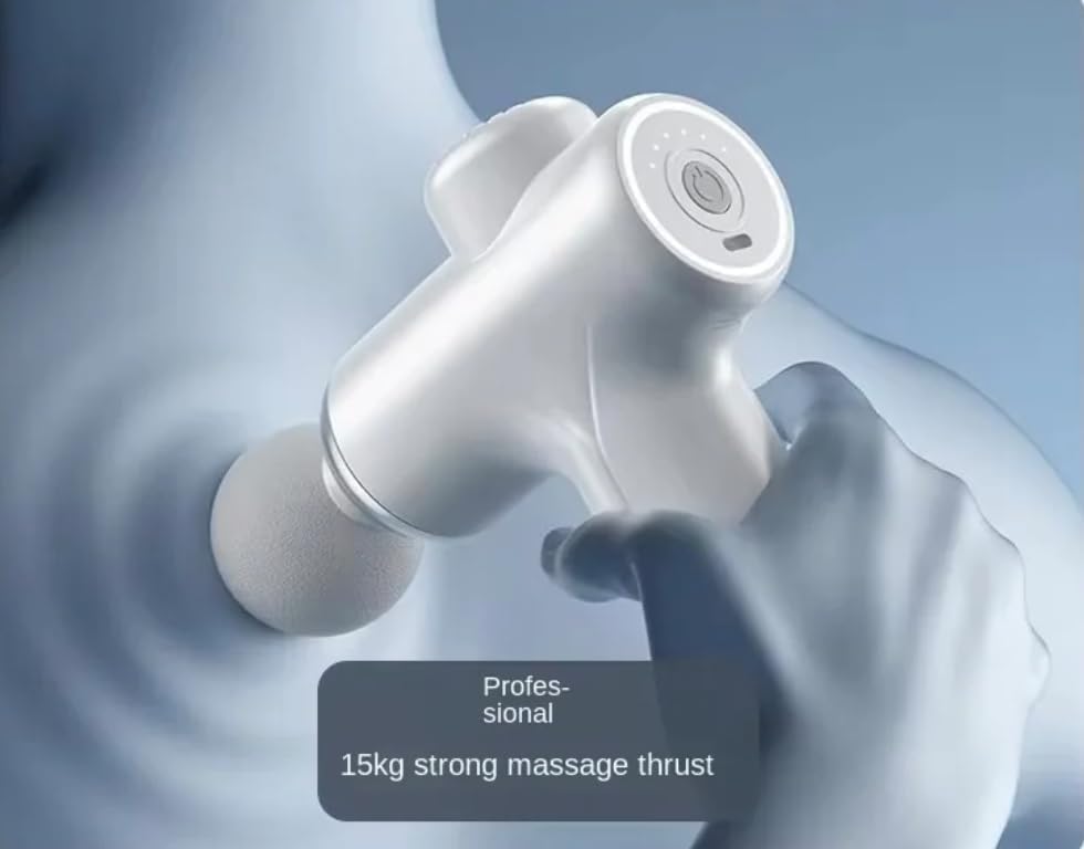 Image of Massage Machine for Body Pain - Mini Massage Gun for Deep Tissue, Muscle & Body Pain Relief - Handheld, Battery Powered Massager for Neck, Shoulder, Back, Foot