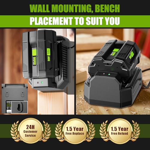 CaliHutt 【Faster】 Replacement Charger for EGO Battery Charger 56V Replace for Ego Charger CH3200 CH5500 CH2800D Model CH2100 (2.0) by CaliHutt - Used condition - Image 7