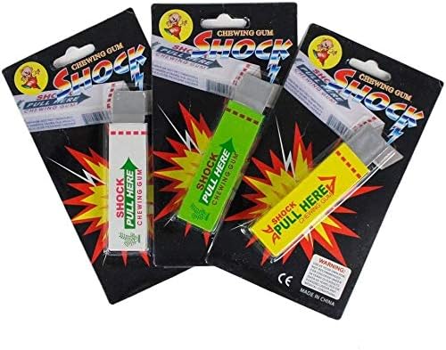 3 Pack of Shocking Gums - Funny Shock Gag