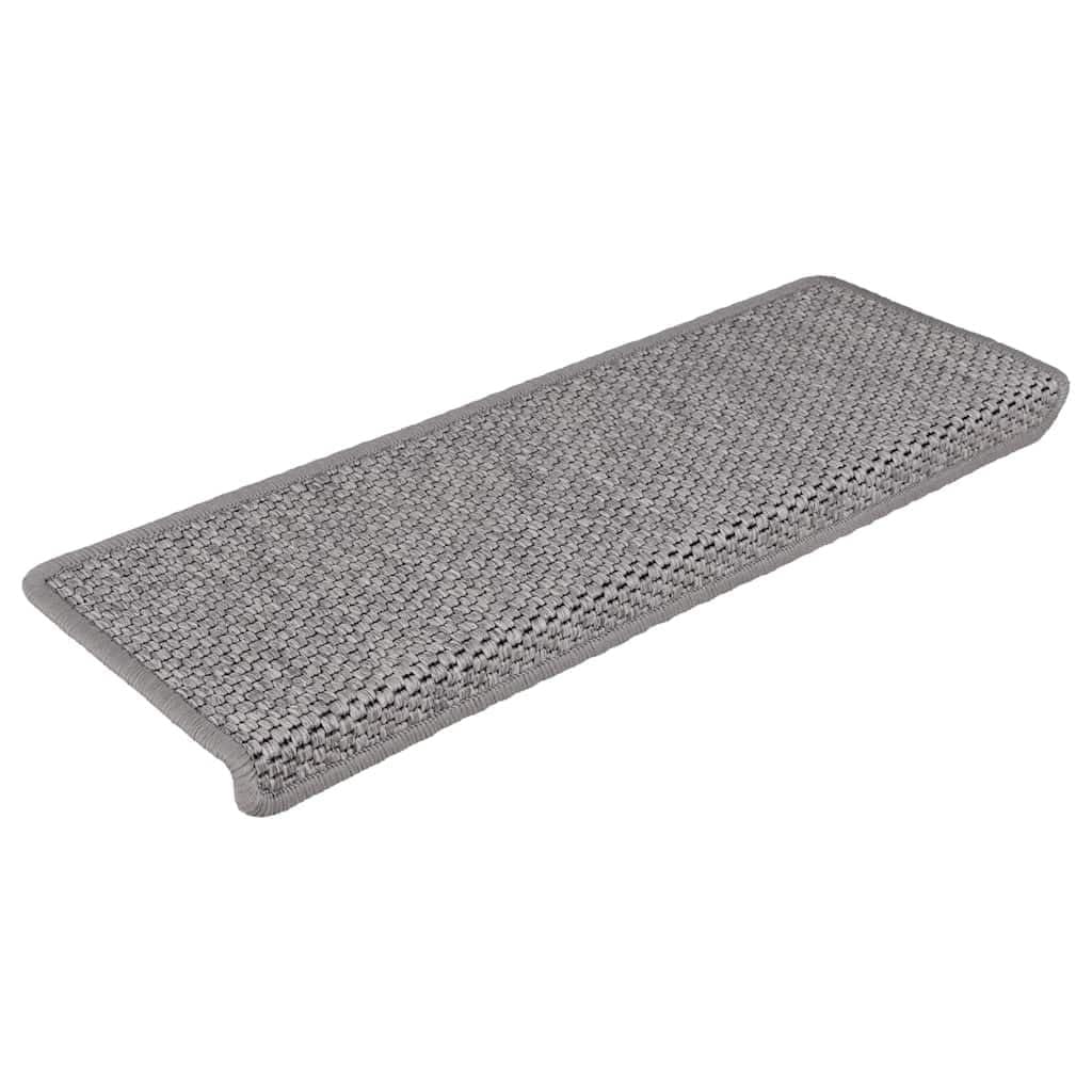 Tapis d'escalier Autocollants 30 pcs 65x21x4 cm argenté Revêtements de marches Argent,3365883
