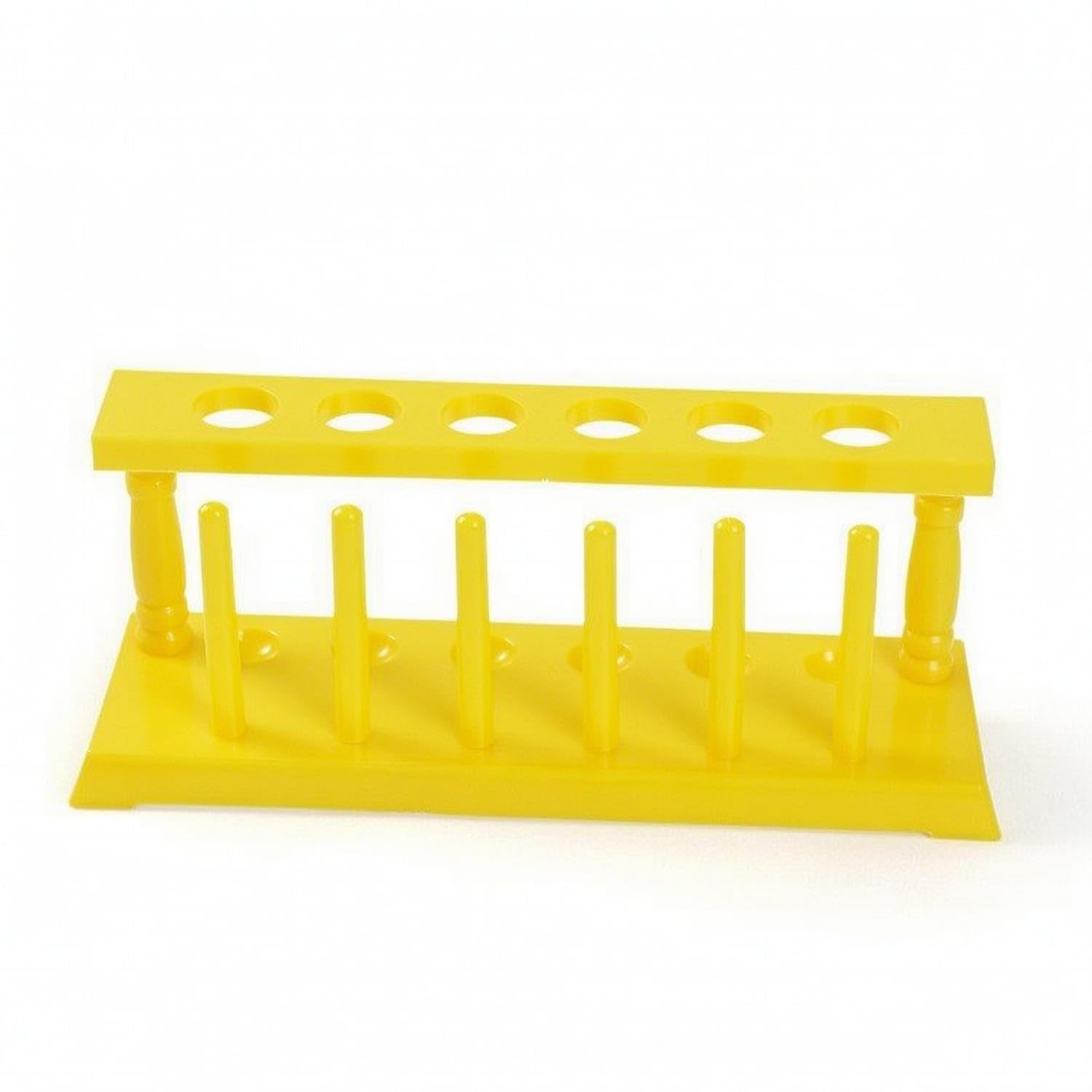 Thickened Test Tube Rack with 6 Holes Long-Lasting ABS Test Tube Rack Sturdy Lightweight for Students, Teachers, Science Labs, Chemical Experiments, Classroom, 6-Hole ABS Test-image-7