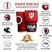 Hawk Padded Inner Gloves Training Gel Hand Wraps for Boxing Quick Wraps Men & Women Kickboxing Muay Thai MMA Bandages Fist Knuckle Wrist Protector Handwraps (Pair) (Red, L/XL)