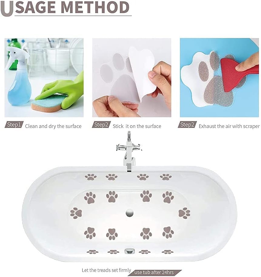 Inserts de douche et bandes antidérapantes pour tapis d'escalier - 5