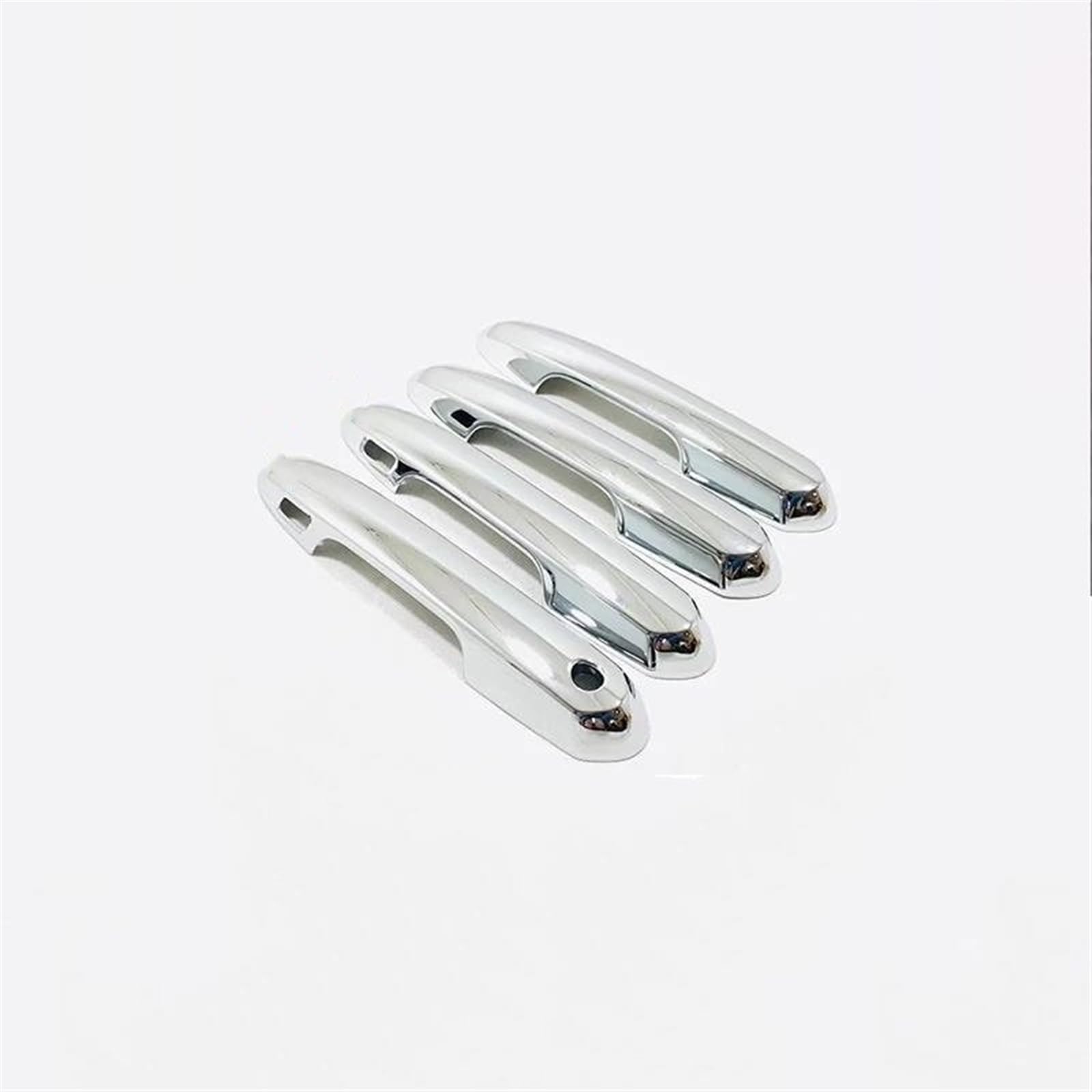 SLIMES ABS Carbon/Chrome Car Side Door Protector Handle Trim Cover Exterior Accessories for Toyota RAV4 XA50 2019-2022 Protection(Chrome)