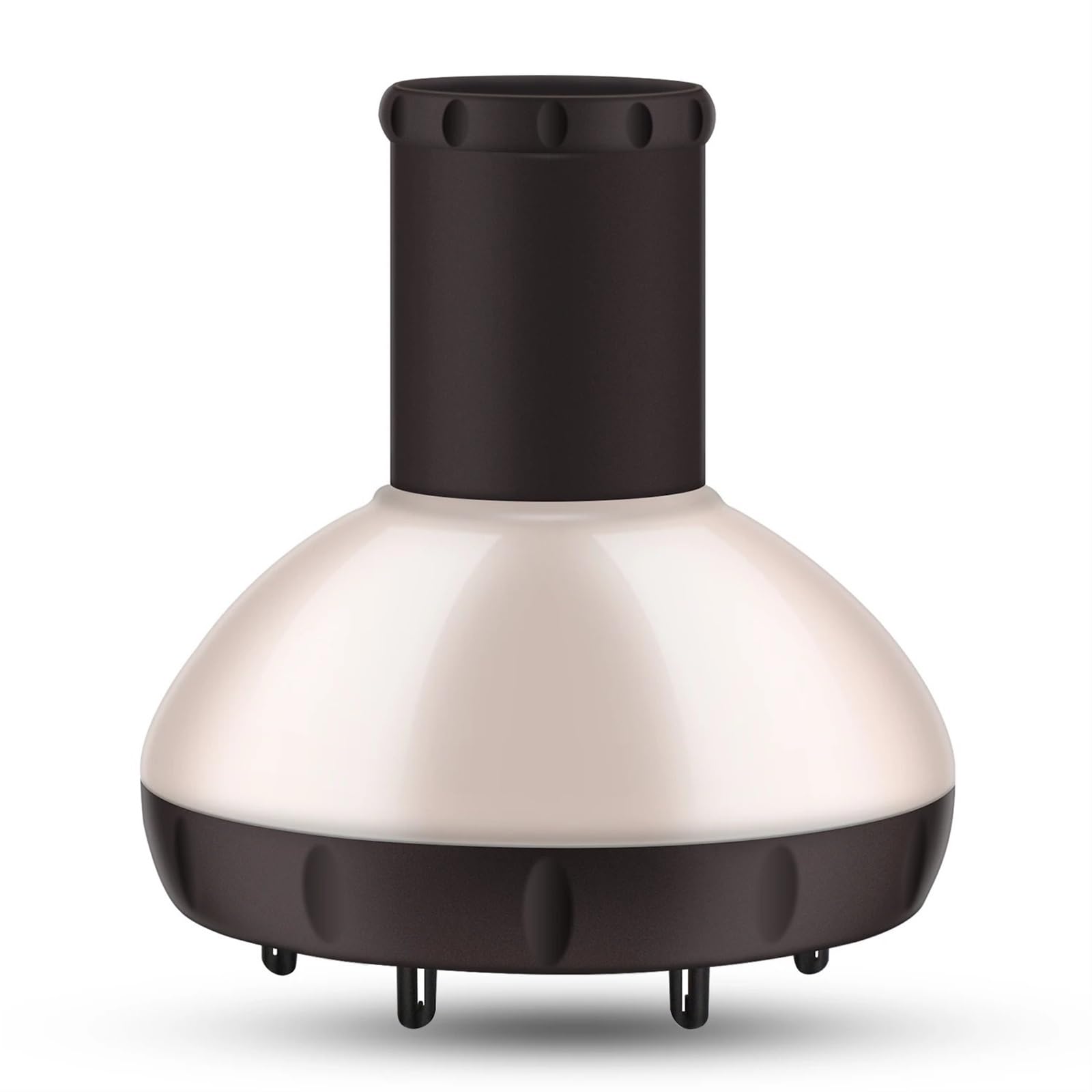 Haar Diffusor Diffuser for Hair Style Dryer Upgraded Diffuser for Curly Wavy Fitting Blow Dryer Salon Frizz-Free Diffuser(Normal Black)
