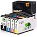 JARBO Compatible Ink Cartridge Replacement for HP 952 XL 952XL, for HP Officejet Pro 8710 8720 8702 8715 8740 7740 7720 8730 8210 8216 Printer (1BK, 1C, 1M, 1Y) 4 Pack