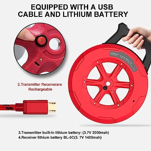 Pipe Blockage Detector - Underground Water Pipe Locator & Clogging Scanner for Metal/PVC Pipes, 20m/30m/40m Options, Essential Diagnostic Tool for Plumbers - 110V, 30M Range